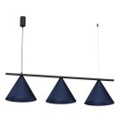 Triple pendant lamps - Milagro CAPITAL BLACK/NAVY BLUE 3XGX53 MLP1532 pendant lamp. - product 7