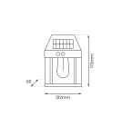 Solar lamps - Eko-Light Solar wall lamp Filo 3000K EKO0726. - product 6