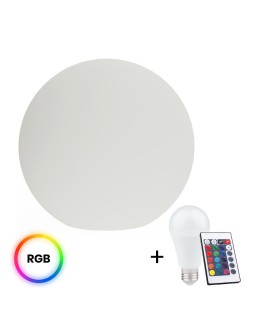 Eko-Light Globo Fi400 Garden Ball + RGB A60 10W Bulb + Remote Control EKO1366.