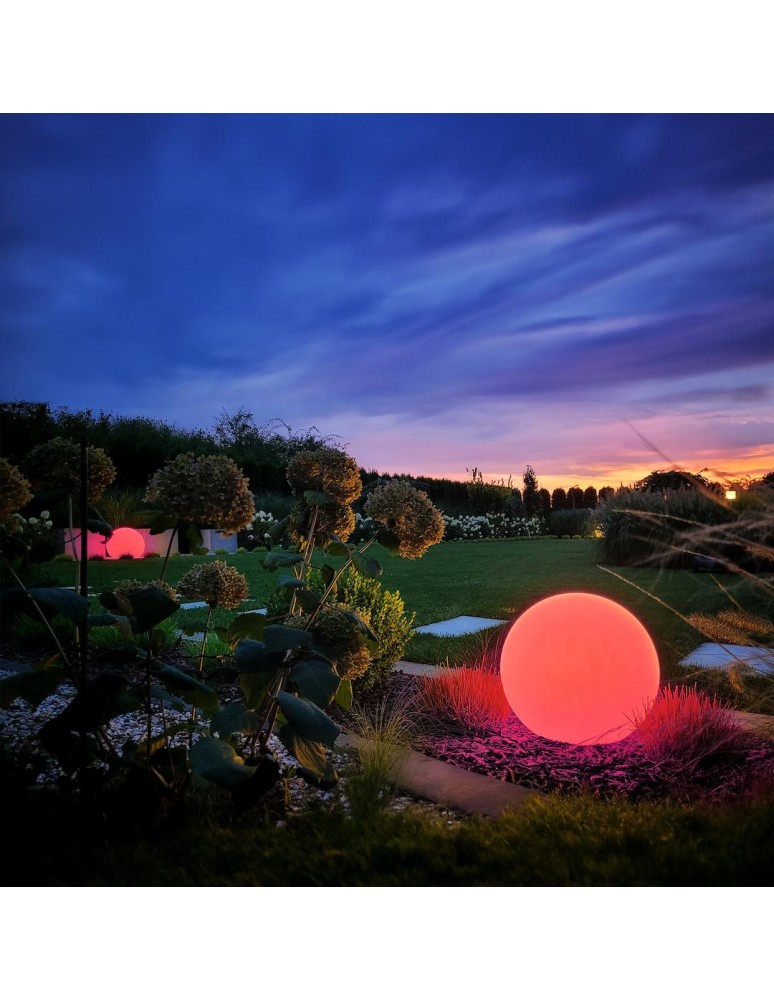Garden balls - Eko-Light Globo Fi400 Garden Ball + RGB A60 10W Bulb + Remote Control EKO1366. - product kolory-swiatla.pl 3