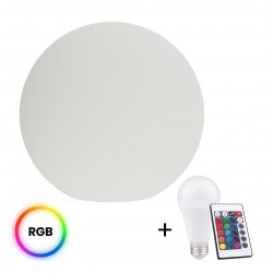Eko-Light Kula Ogrodowa Globo Fi600 + Żarówka RGB A60 10W + Pilot EKO1367