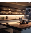 Under-cabinet lamps - Eco-Light Undermounted Lamp Dual 18W 4000K USB-A/C + 230V Sockets EKB1444 - product 5