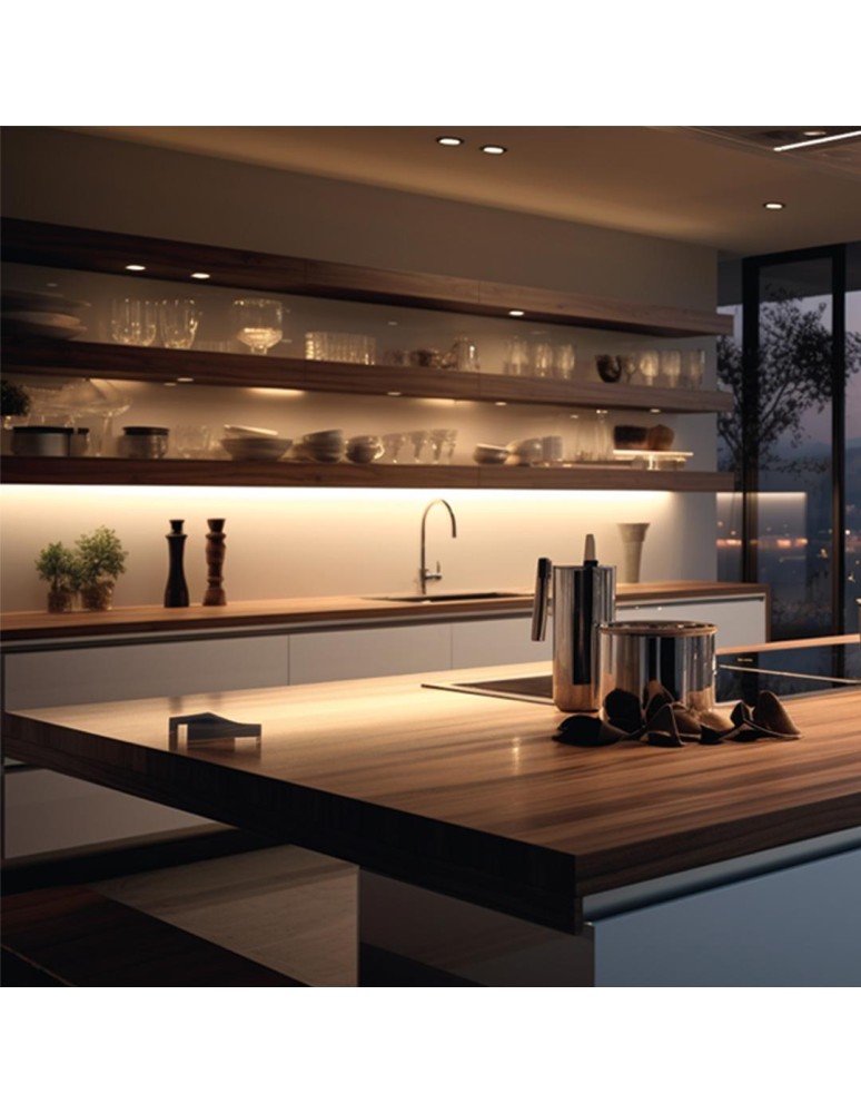 Under-cabinet lamps - Eco-Light Undermounted Lamp Dual 18W 4000K USB-A/C + 230V Sockets EKB1444 - product kolory-swiatla.pl 5