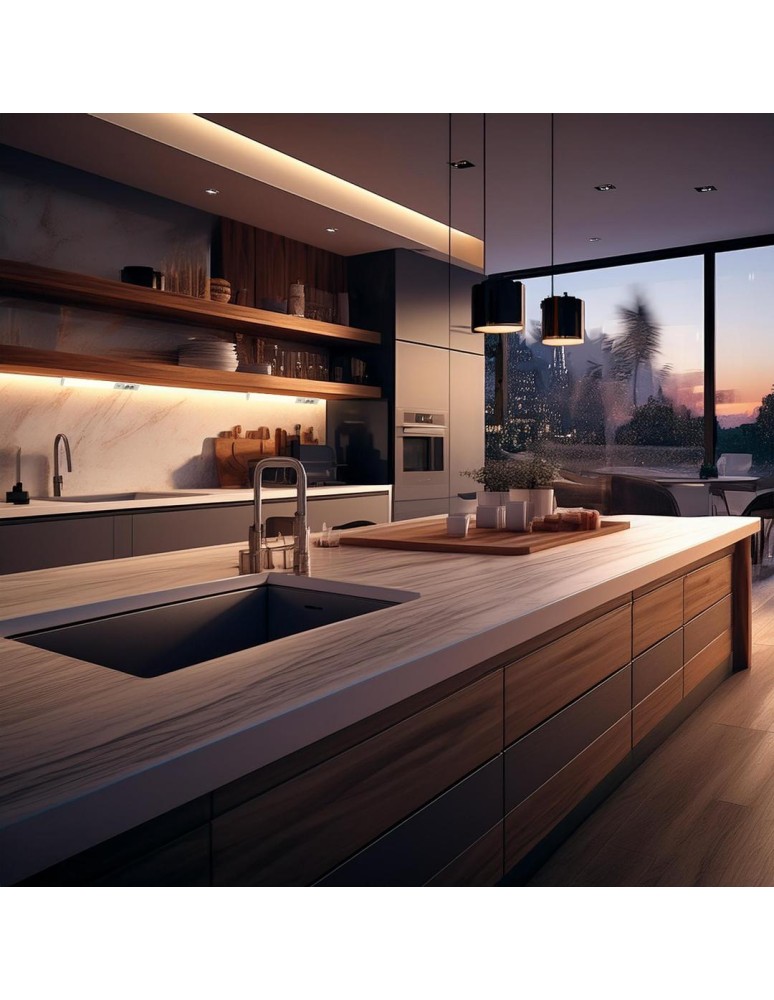 Under-cabinet lamps - Eco-Light Dual 18W 4000K Undercabinet Lamp + 230V Sockets EKB1445 - product kolory-swiatla.pl 5