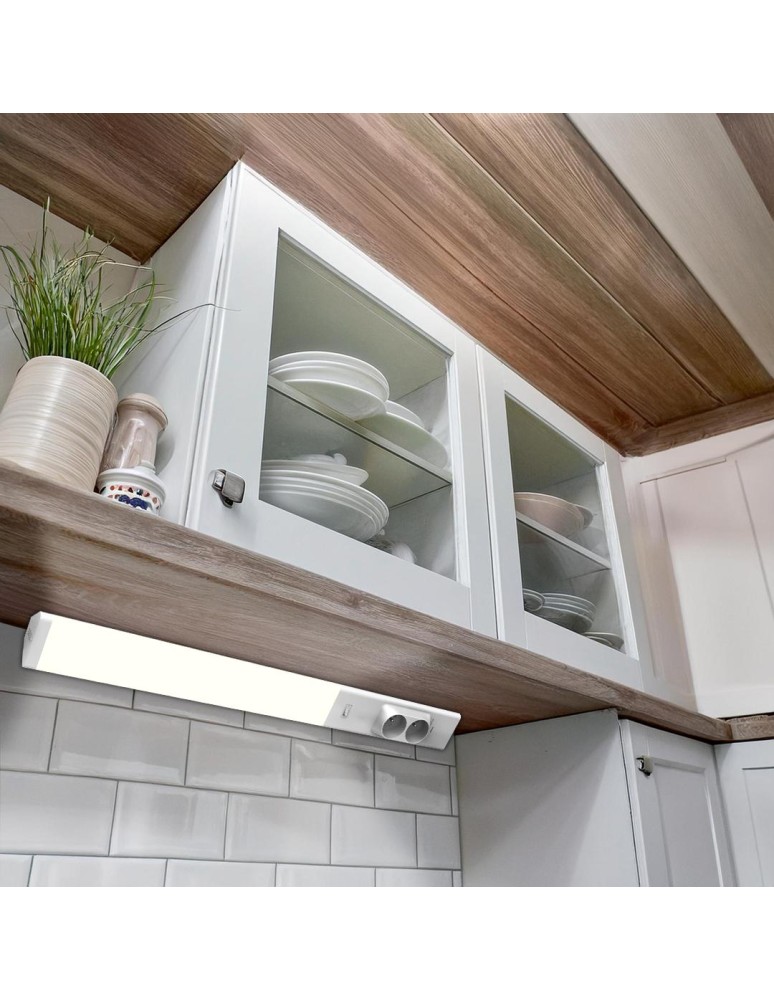 Under-cabinet lamps - Eco-Light Dual 18W 4000K Undercabinet Lamp + 230V Sockets EKB1445 - product kolory-swiatla.pl 6