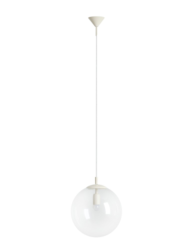 Pendant lamps spheres - Aldex GLOBE CREAM Pendant Lamp 1 x max 15W LED (562G9) - product kolory-swiatla.pl 1