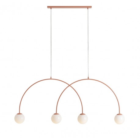 Aldex Lampa Wisząca UNA 4 CORAL L 4 x max 10W LED (1116L11_L)