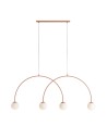 Aldex Pendant Lamp UNA 4 CORAL L 4 x max 10W LED (1116L11_L).