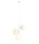 Pendant lamps spheres - Aldex Pendant Lamp FIN 3 WHITE M 3 x max 15W LED (1120E_M) - product 1