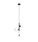Pendant lamps spheres - Aldex Pendant Lamp FIN 3 BLACK S 3 x max 10W LED (1120E1_S) - product 1