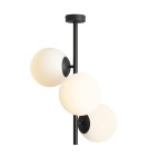 Ceiling lamps spheres - Aldex PLAFON FIN 3 BLACK M 3 x max 15W LED (1120PL_E1_M) - product 1