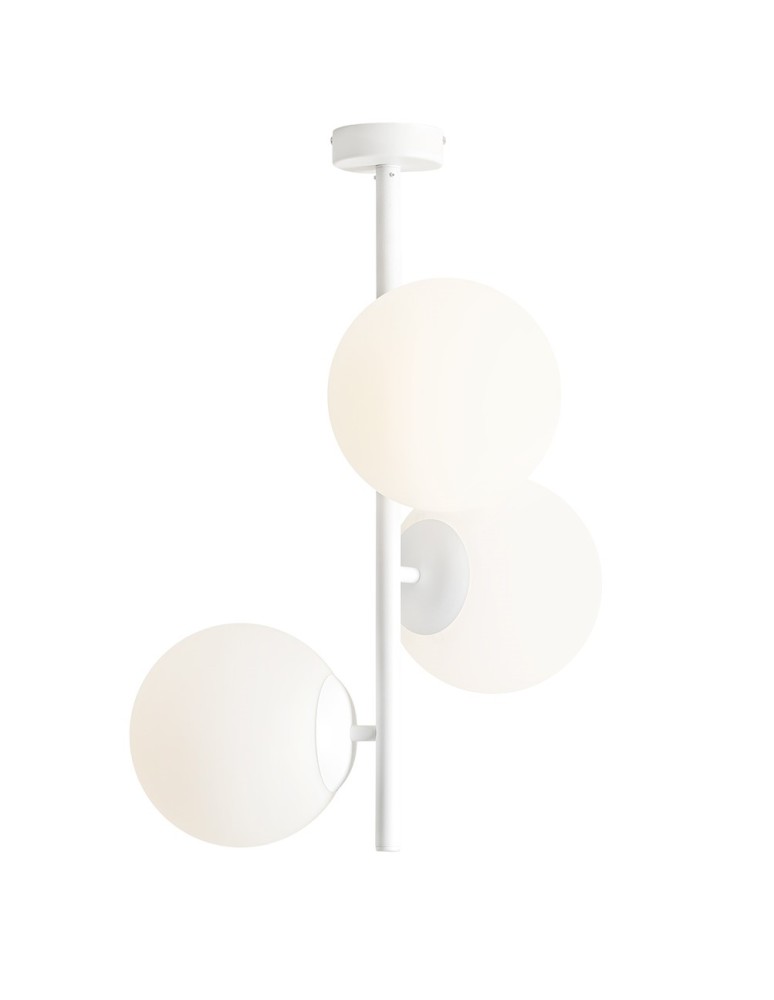 Ceiling lamps spheres - Aldex PLAFON FIN 3 WHITE M 3 x max 15W LED (1120PL_E_M) - product kolory-swiatla.pl 1