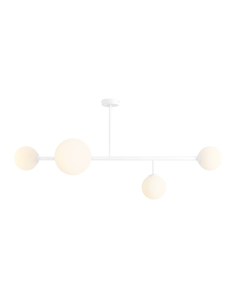 Ceiling lamps spheres - Aldex PLAFON DIONE 4 WHITE 3 x max 10W LED / 1 x max 15W LED (1092PL_L) - product kolory-swiatla.pl 1