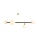 Ceiling lamps spheres - Aldex PLAFON DIONE 4 GOLD 3 x max 10W LED / 1 x max 15W LED (1092PL_L30) - product 1