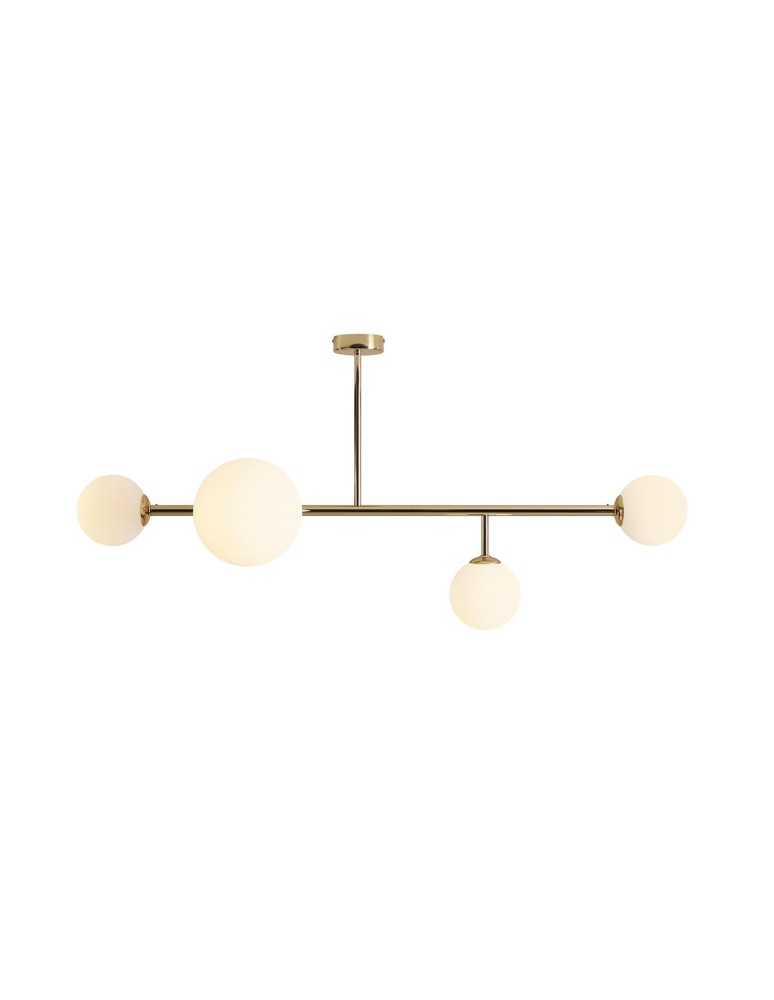 Ceiling lamps spheres - Aldex PLAFON DIONE 4 GOLD 3 x max 10W LED / 1 x max 15W LED (1092PL_L30) - product kolory-swiatla.pl 1
