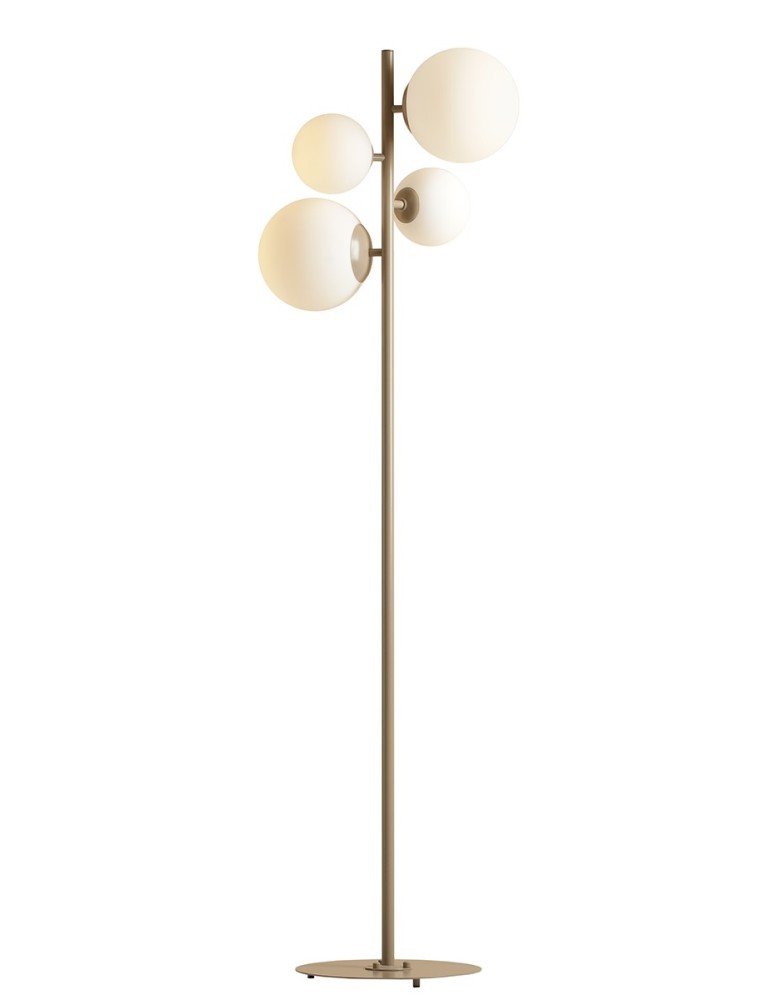 Floor lamps spheres - Aldex Standing Lamp BLOOM BEIGE 2 x max 10W LED / 2 x max 15W LED (1091A17) - product kolory-swiatla.pl 1