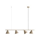 Pendant lamps over the island - Aldex Pendant Lamp FORM 4 BEIGE 4 x max 15W LED (1108L17) - product 1