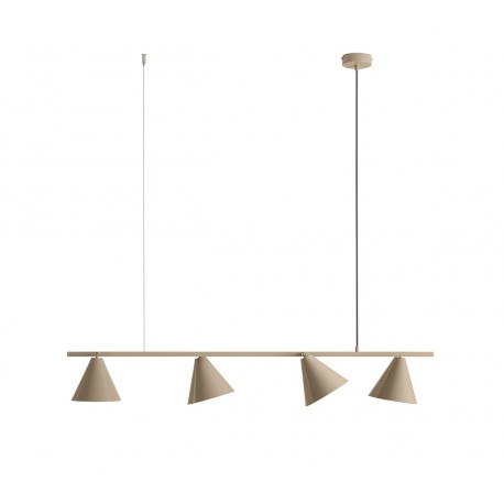 Aldex Lampa Wisząca FORM 4 BEIGE 4 x max 15W LED (1108L17)