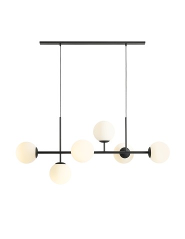 Aldex Pendant Lamp FIN 6 BLACK 6 x max 15W LED (1120K1)