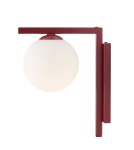 Wall lamps spheres - Aldex Wall lamp ZAC RED WINE 1 x max 10W LED (1038C15_2) - product 1