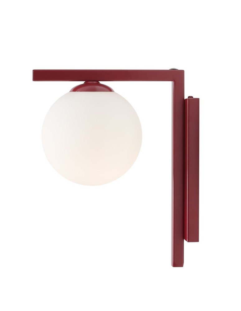 Wall lamps spheres - Aldex Wall lamp ZAC RED WINE 1 x max 10W LED (1038C15_2) - product kolory-swiatla.pl 1