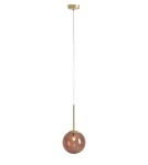 Pendant lamps spheres - Aldex Pendant Lamp BOSSO MINI 20 MULTICOLOUR (CHOCO CREAM) 1x max 5W LED (1119XS40_CK) - product 1