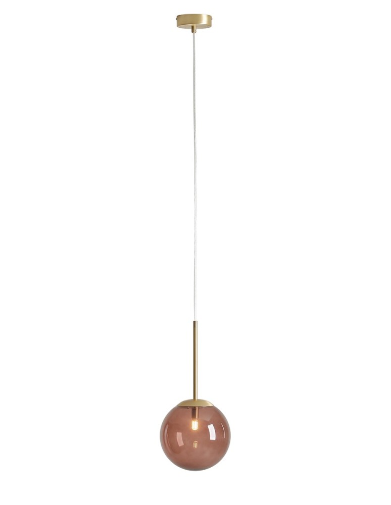 Pendant lamps spheres - Aldex Pendant Lamp BOSSO MINI 20 MULTICOLOUR (CHOCO CREAM) 1x max 5W LED (1119XS40_CK) - product kolory-swiatla.pl 1