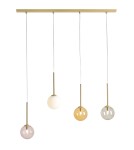 Pendant lamps on a strip - Aldex BOSSO 4 MULTICOLOUR Pendant Lamp 4 x max 5W LED (1119L40). - product 1