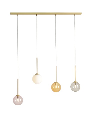 Aldex BOSSO 4 MULTICOLOUR Pendant Lamp 4 x max 5W LED (1119L40).