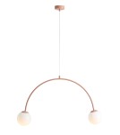 Pendant lamps spheres - Aldex UNA 2 CORAL Pendant Lamp 2 x max 10W LED (1116H11) - product 1