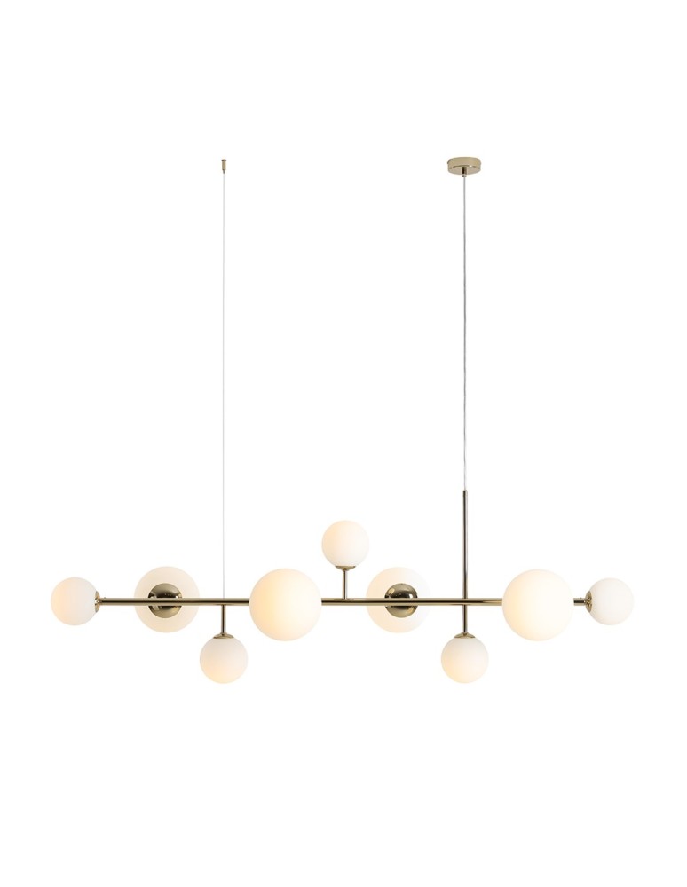 Pendant lamps spheres - Aldex DIONE 9 GOLD Pendant Lamp 5 x 40W / 4 x 60W (1092N30). - product kolory-swiatla.pl 1