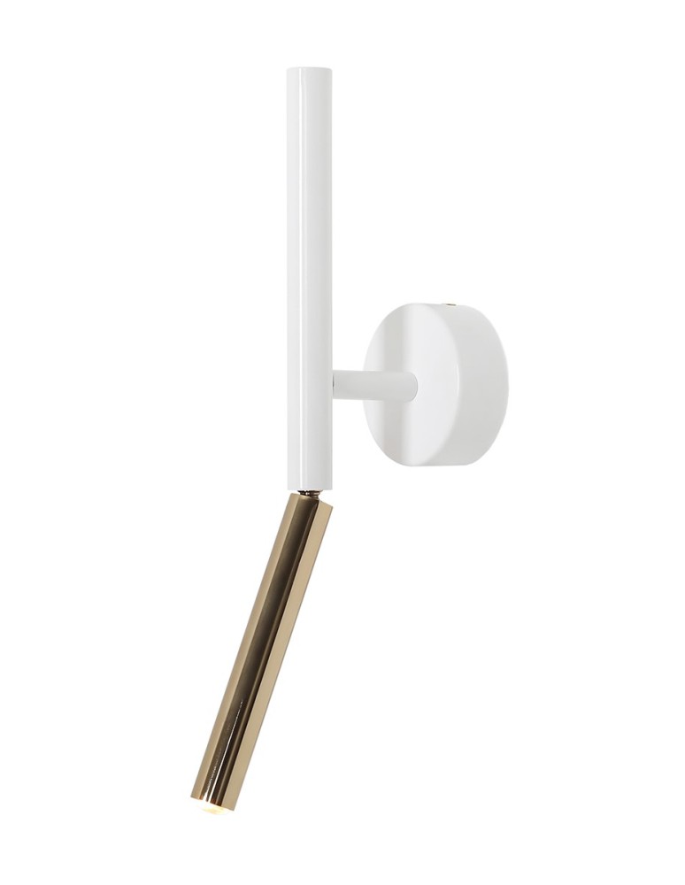 Wall lamps for bedrooms - Aldex STICK WHITE wall lamp 1 x max 5W LED (1067C) - product kolory-swiatla.pl 1