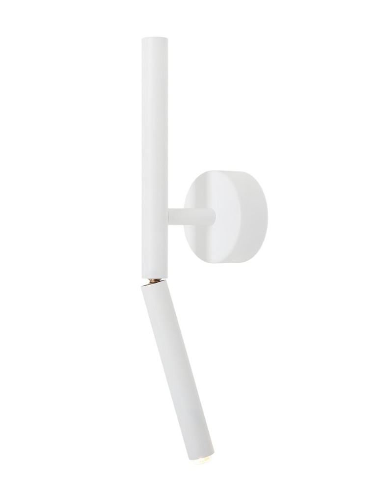 Wall lamps for bedrooms - Aldex STICK ALL WHITE wall lamp 1 x max 5W LED (1084C) - product kolory-swiatla.pl 1