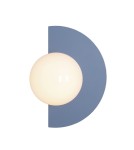 Wall lamps spheres - Aldex wall lamp LOOP DUSTY BLUE 1 x max 10W LED (1125C16) - product 1