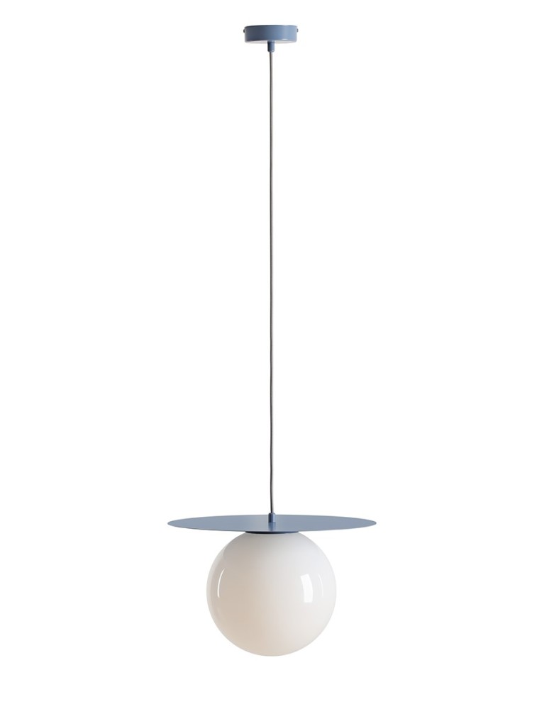 Pendant lamps spheres - Aldex LOOP DUSTY BLUE L pendant lamp 1x max 15W LED (1125G16_L). - product kolory-swiatla.pl 1