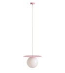 Pendant lamps spheres - Aldex LOOP BABY PINK Pendant Lamp L 1x max 15W LED (1125G18_L). - product 1