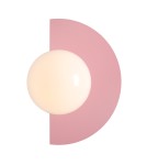 Wall lamps spheres - Aldex Wall lamp LOOP BABY PINK 1 x max 10W LED (1125C18) - product 1