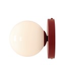 Wall lamps spheres - Aldex Wall lamp BALL II RED WINE S 1 x max 10W LED (1126C15_S) - product 1