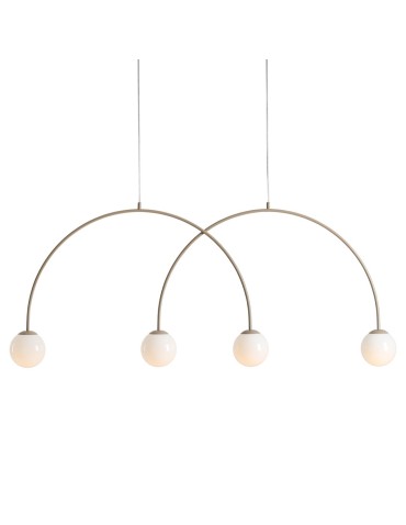 Aldex Pendant Lamp UNA 4 BEIGE L 4 x max 10W LED (1116L17_L).