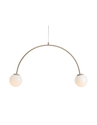 Aldex UNA 2 BEIGE Pendant Lamp 2 x max 10W LED (1116H17)