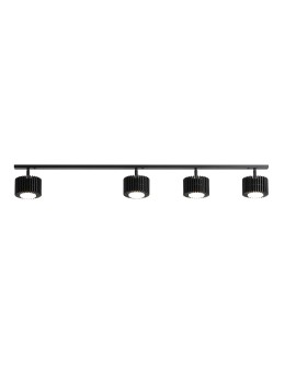 Aldex PLAFON TULL 4 (1+3) BLACK 4 x max 12W LED (1128PL_L1)