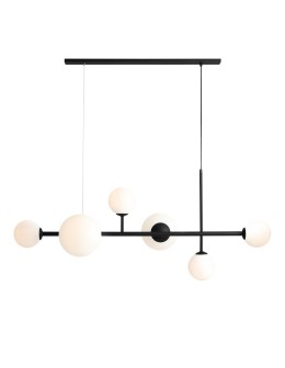 Aldex Pendant Lamp DIONE 6 BLACK (LIST) 4 x max 10W LED / 2 x max 15W LED (1092K1_2)