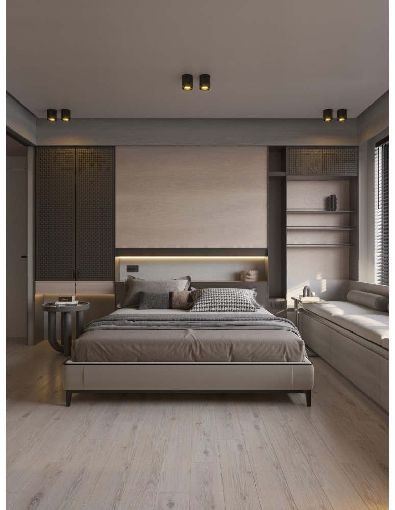 LED ceiling luminaires - Maxlight Fix 6W Ceiling Lamp Black C0257 - product kolory-swiatla.pl 2