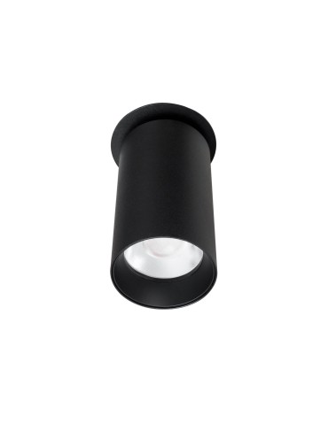 Maxlight Halo D Black Flush Mounted Ceiling Lamp H0127.