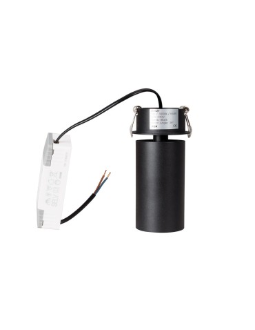 Maxlight Lampa Sufitowa Halo D Black Podtynkowa H0127 - produkt 2