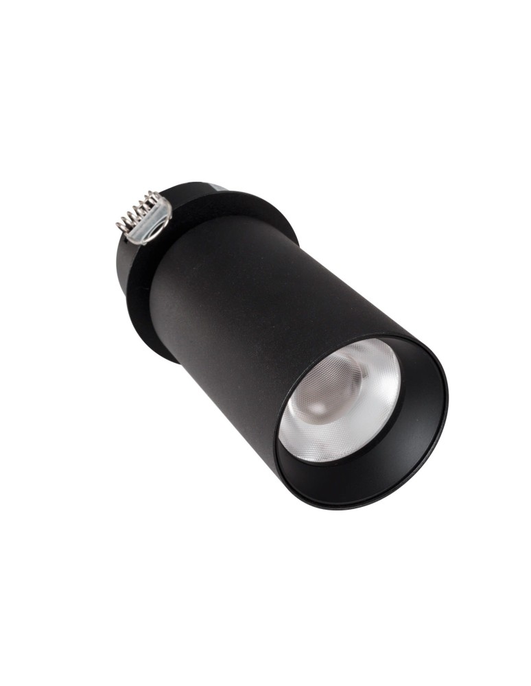 Recessed ceiling spotlights - Maxlight Halo D Black Flush Mounted Ceiling Lamp H0127. - product kolory-swiatla.pl 3