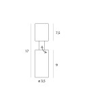 Spotlight ceiling lamps - Maxlight Halo B Black Ceiling Lamp C0248. - product 4