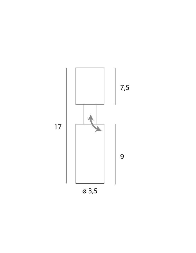 Spotlight ceiling lamps - Maxlight Halo B Black Ceiling Lamp C0248. - product kolory-swiatla.pl 4