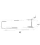 LED ceiling lamps - Maxlight X-Line 14W Ceiling Lamp C0254 - product 4
