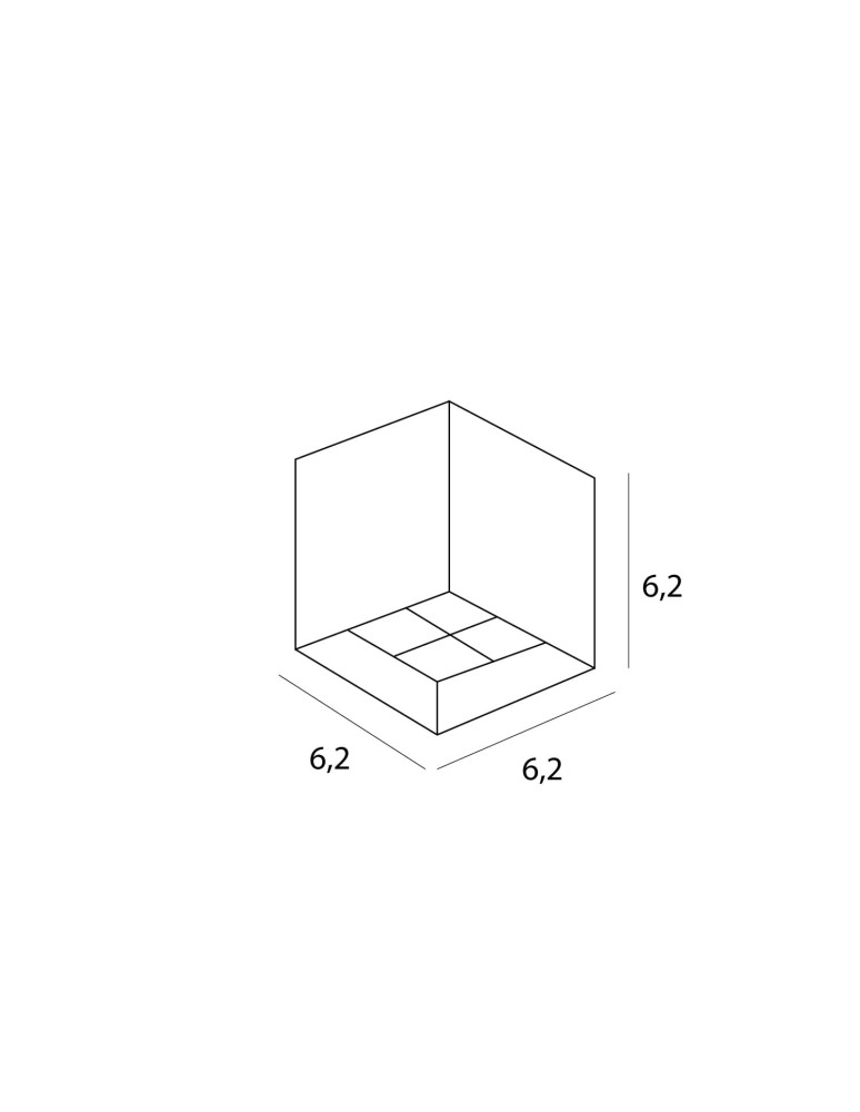 LED ceiling luminaires - Maxlight X-Line 5W Ceiling Lamp C0251 - product kolory-swiatla.pl 3